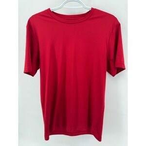 Tek Gear Dry Tek Mens Red Short Sleeve Athletic T Shirt Size S